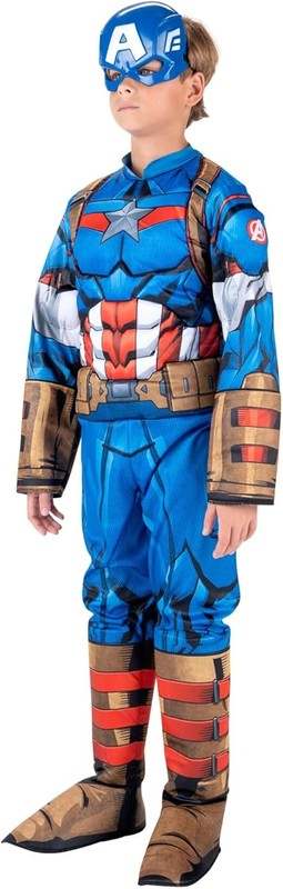 New Marvel Captain America Youth Halloween Costume (Large) - Kidsy