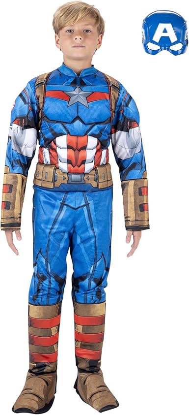 New Marvel Captain America Youth Halloween Costume (Large) - Kidsy