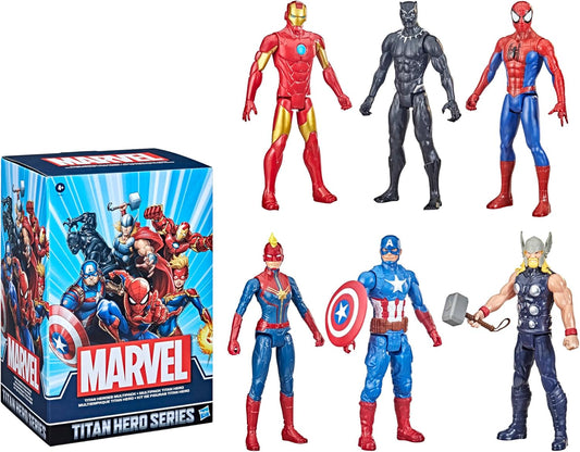 New Marvel Titan Hero Series 6 - Pack 12 - Inch Action Figures - Kidsy