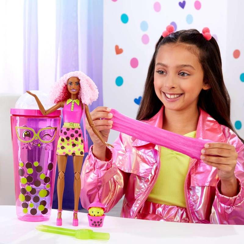 New Mattel Barbie Pop Reveal Bubble Tea Doll Set (Berry Bliss) - Kidsy