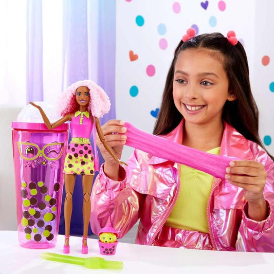 New Mattel Barbie Pop Reveal Bubble Tea Doll Set (Berry Bliss) - Kidsy