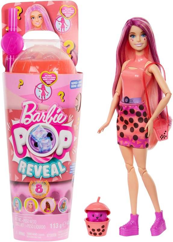 New Mattel Barbie Pop Reveal Bubble Tea Doll Set (Mango Mochi) - Kidsy