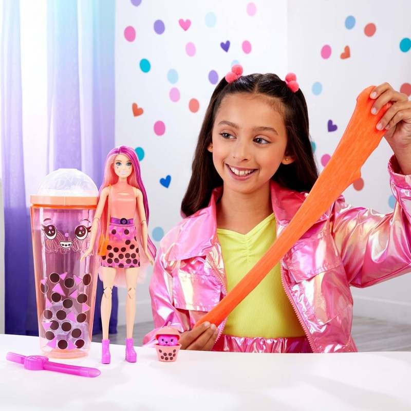 New Mattel Barbie Pop Reveal Bubble Tea Doll Set (Mango Mochi) - Kidsy