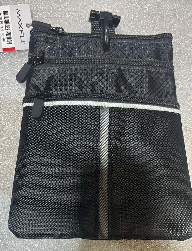 New Maxfli Golf Valuables Pouch (Black)