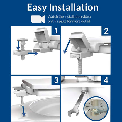 New Mayfair NextStep2 Toilet Seat with Built - In Potty Training Seat (White) - Kidsy