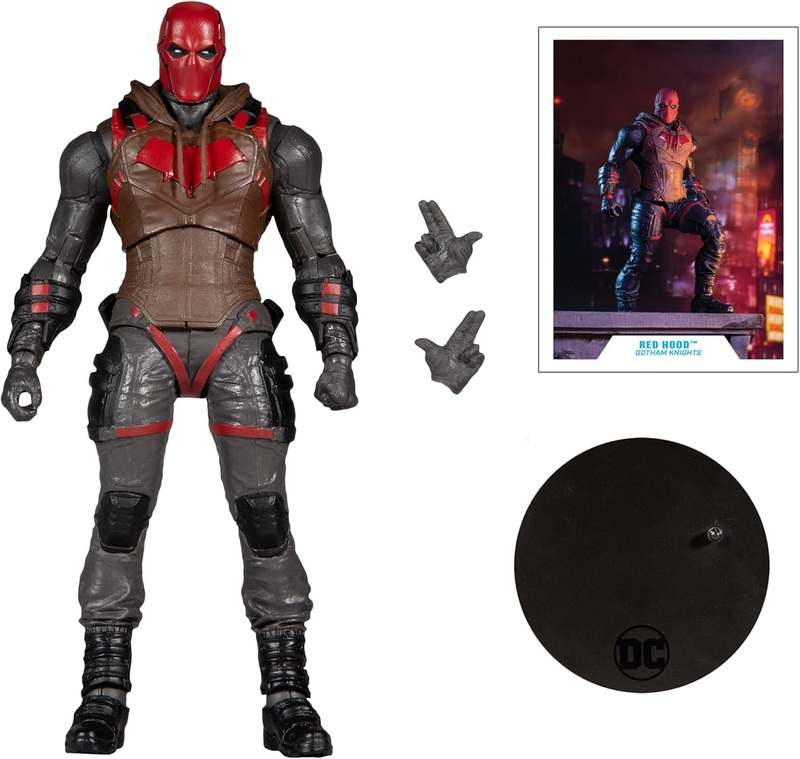 New McFarlane Toys DC Multiverse Red Hood (Gotham Knights) 7" Action Figure with Accessories - Kidsy