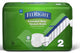 New Medline FitRight Extended Wear Stretch Briefs, Overnight Adult Diapers with Tabs, Size 2 (Bag of 18) - Kidsy