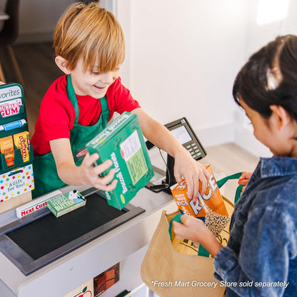 New Melissa & Doug Fresh Mart Companion Set, Grocery Store Pretend Play Toys - Kidsy