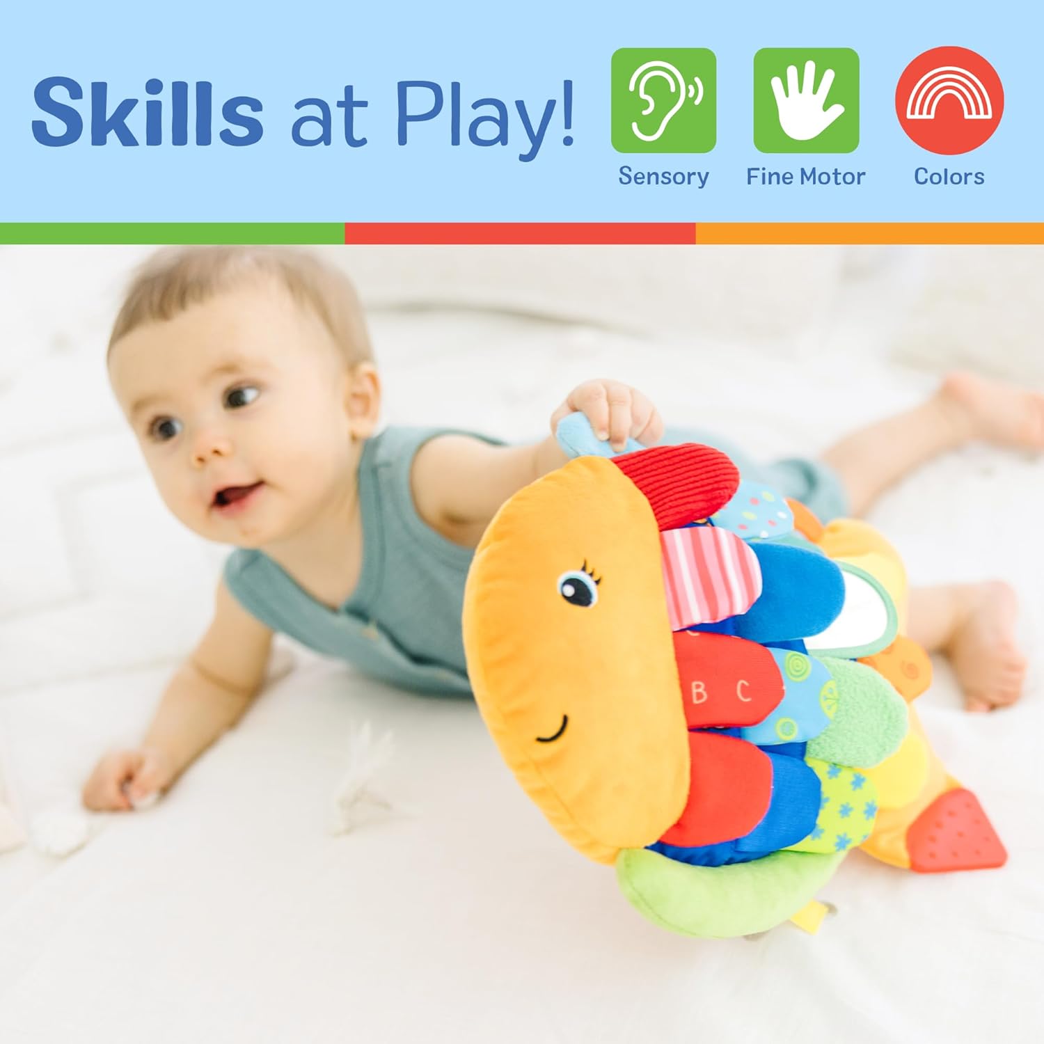 New Melissa & Doug K’s Kids Flip Fish Baby Sensory Toy - Kidsy