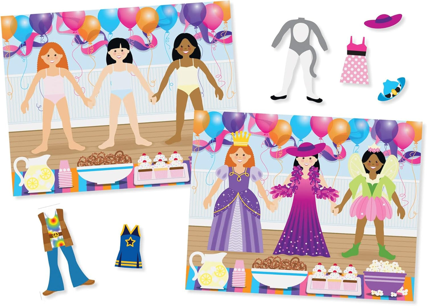 New Melissa & Doug Reusable Sticker Pad Dress - Up - Kidsy