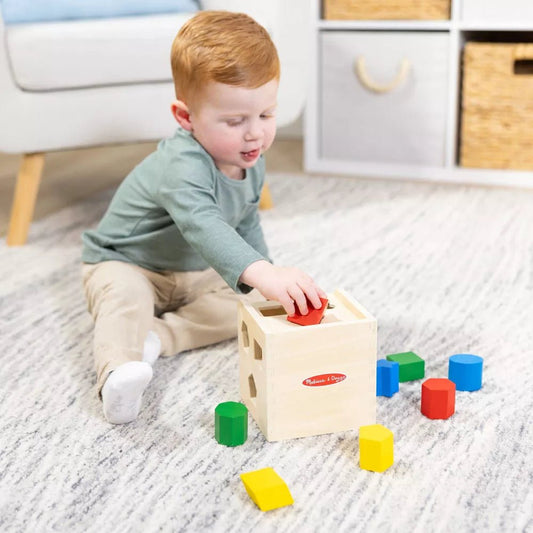 New Melissa & Doug Shape Sorting Cube Toy - Kidsy