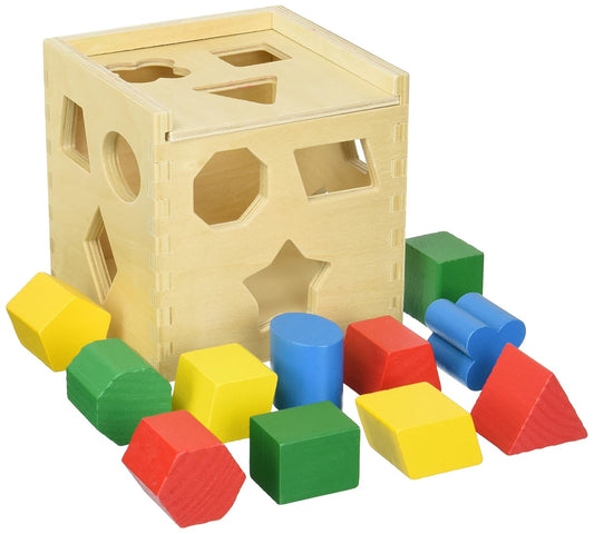 New Melissa & Doug Shape Sorting Cube Toy - Kidsy