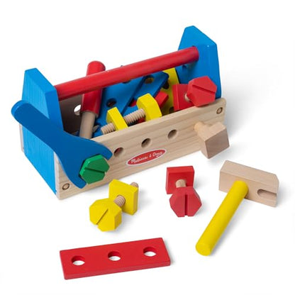 New Melissa & Doug Take - Along Wooden Tool Kit (24 Pieces) - Kidsy