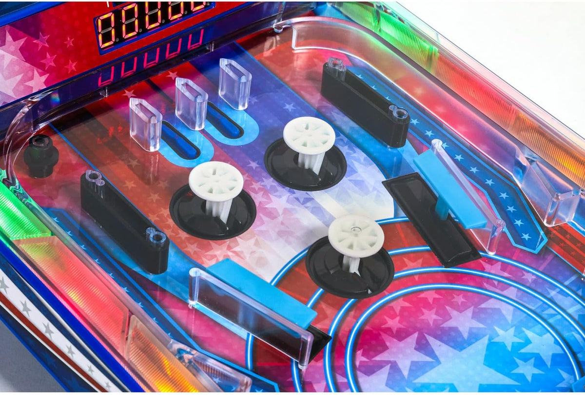 New Merchant Ambassador Retro Arcade Electronic Pinball Tabletop Game - Kidsy