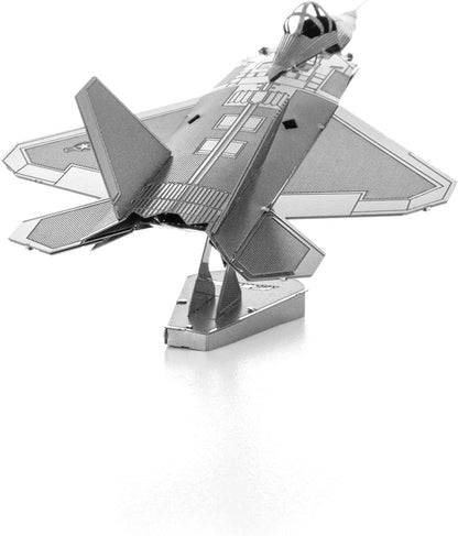 New Metal Earth F - 22 Raptor 3D Metal Model Kit by Fascinations - Kidsy