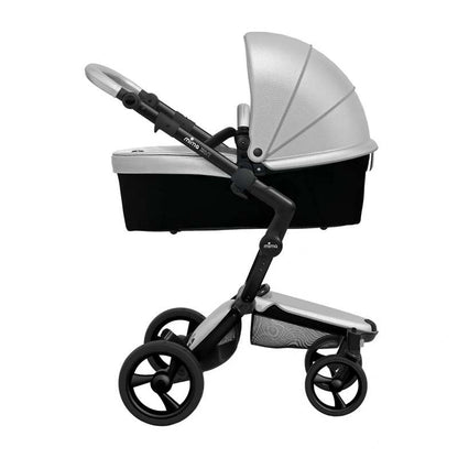 New Mima Xari 3 in 1 Stroller (Argento - Black Chassis) - Kidsy