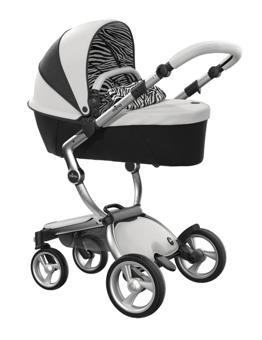 New Mima Xari 4G Complete Stroller (Limited Edition New York Zebra - Silver Chassis) - Kidsy