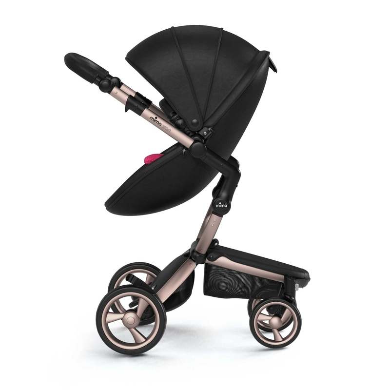 New Mima® Xari Stroller (Rose Gold / Black / Hot Magenta) - Kidsy