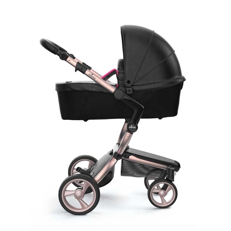 New Mima® Xari Stroller (Rose Gold / Black / Hot Magenta) - Kidsy