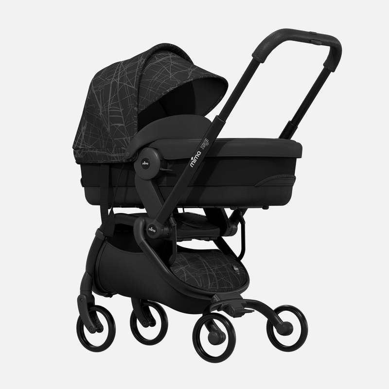New Mima Zigi Bassinet (Ebony) - Kidsy