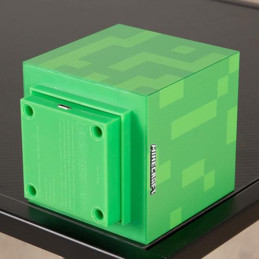 New Minecraft Creeper LED Night Lamp 4 - Inch (Green) - Kidsy