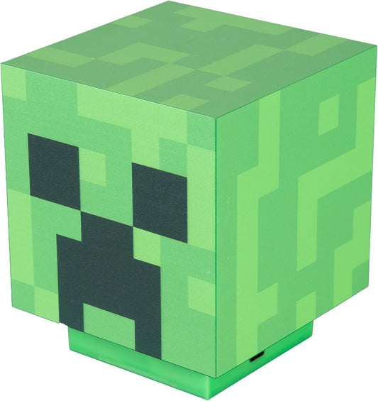 New Minecraft Creeper LED Night Lamp 4 - Inch (Green) - Kidsy
