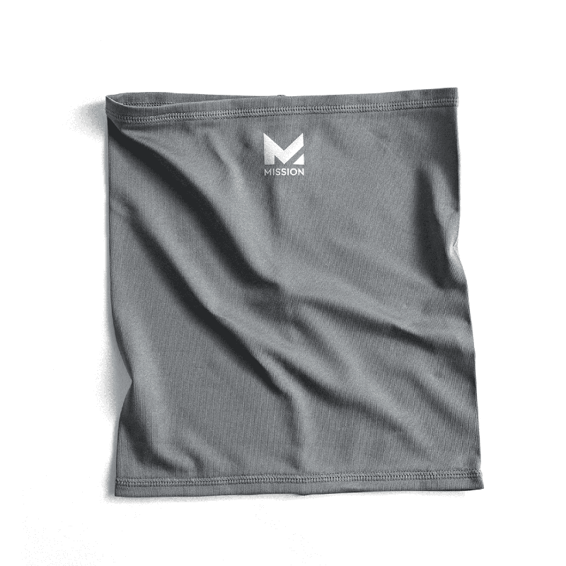 New MISSION Multicool Neck Gaiter Face Mask (Charcoal) - Kidsy