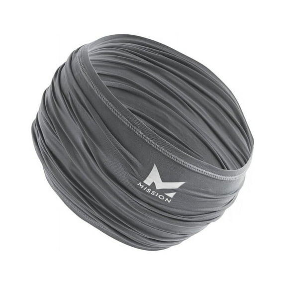 New MISSION Multicool Neck Gaiter Face Mask (Charcoal) - Kidsy