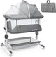 New MOMFANN Baby Bassinet Bedside Sleeper (Gray) - Kidsy