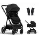 New Mompush Meteor2 Reversible Bassinet Stroller (Black) - Kidsy