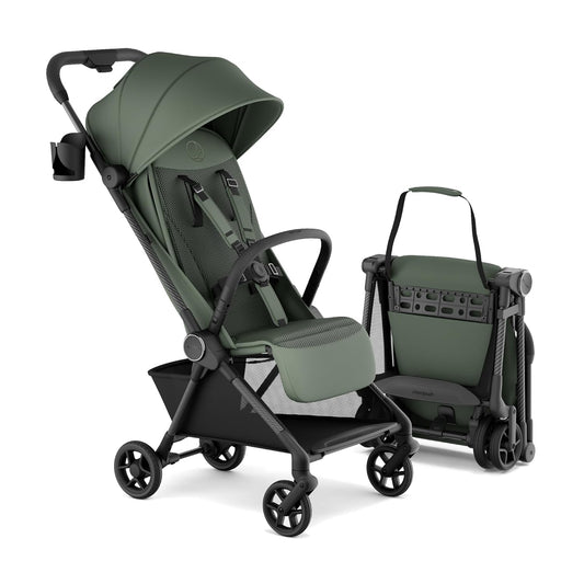 New Mompush Nexis Carbon Travel Stroller Ultra - Lightweight Compact (Forest) - Kidsy