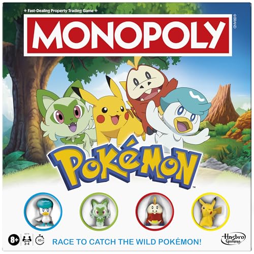 New Monopoly Pokémon Edition Board Game - Kidsy