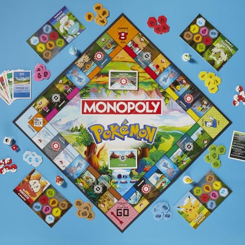 New Monopoly Pokémon Edition Board Game - Kidsy