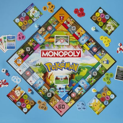 New Monopoly Pokémon Edition Board Game - Kidsy