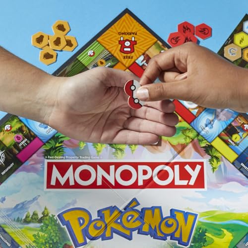 New Monopoly Pokémon Edition Board Game - Kidsy