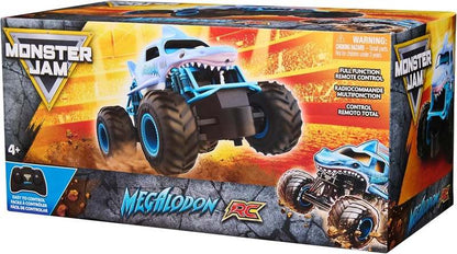 New Monster Jam, Official Megalodon Remote Control Monster Truck (Megalodon) - Kidsy