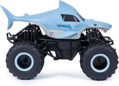 New Monster Jam, Official Megalodon Remote Control Monster Truck (Megalodon) - Kidsy