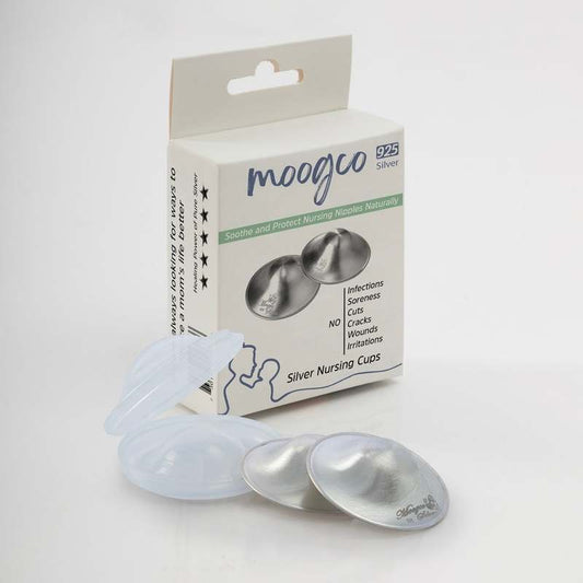 New MOOGCO Silver Nursing Cups 925k Silver - Kidsy