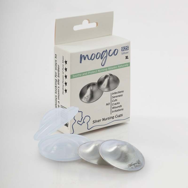 New MOOGCO Silver Nursing Cups 925k Silver - Kidsy