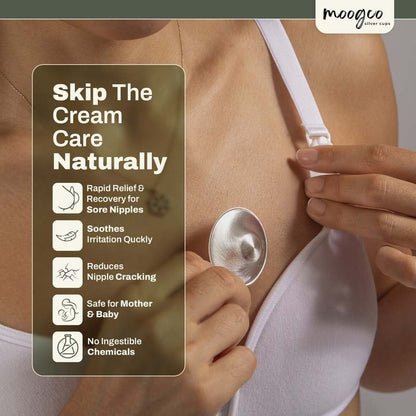 New MOOGCO Silver Nursing Cups 925k Silver - Kidsy