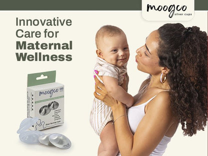 New MOOGCO Silver Nursing Cups 925k Silver - Kidsy