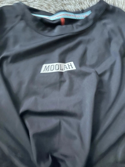 New Moolah Kicks Women's Padded Compression Shirt (Black) - Kidsy