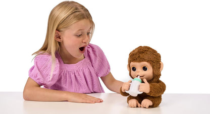New Moose Toys Little Live Pets Baby Monkey Mango Interactive Plush (Mango) - Kidsy