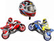 New Morndew 3 PCS Motorcycles and Helmet Foil Balloons - Kidsy
