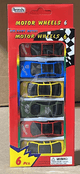 New Motor Wheel Series 6 - Piece Die - Cast Car Set - Kidsy