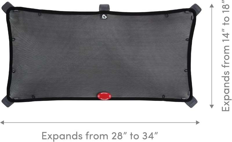 New Munchkin Brica Magnetic Sun Shade (Black) - Kidsy