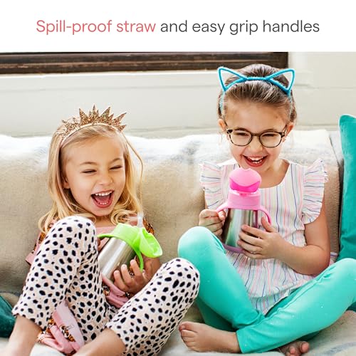 New Munchkin Cool Cat Sippy Cup with Straw for Toddlers 8 Ounce (Purple) - Kidsy