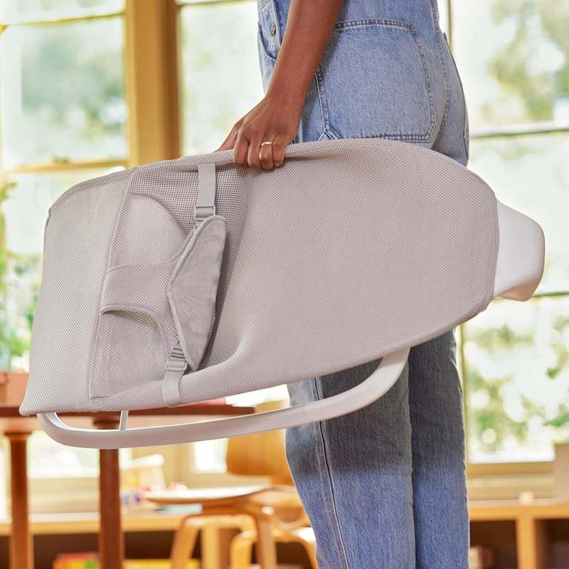 New Munchkin Electric Baby Bouncer & Rocker (Grey) - Kidsy