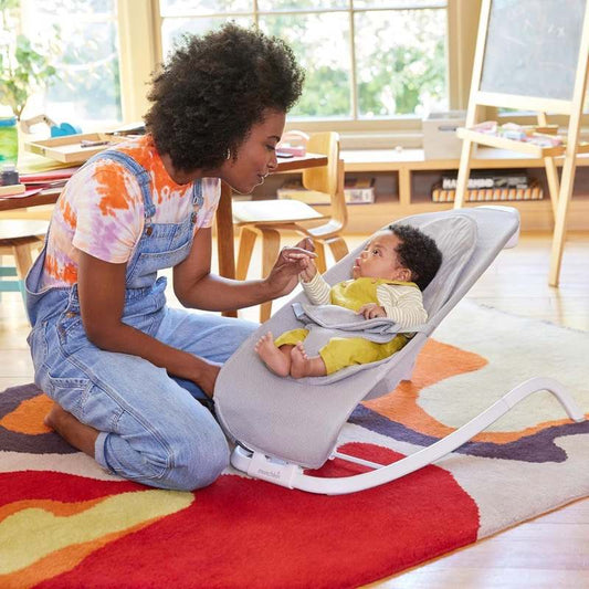 New Munchkin Electric Baby Bouncer & Rocker (Grey) - Kidsy
