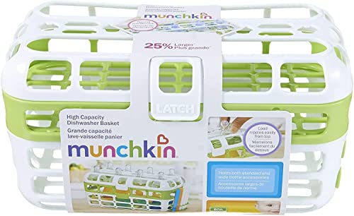 New Munchkin High Capacity Dishwasher Basket, Colors May Vary - Kidsy